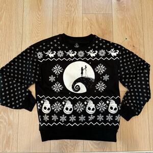 XS The Nightmare Before Christmas Sweatshirt TimBurton Holiday Sweatshirt Disney